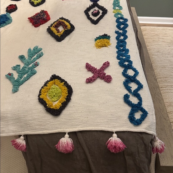 Anthropologie Textured Farida Throw Blanket - Picture 5 of 11